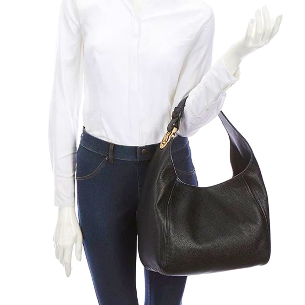 Michael Kors Fulton Pebble Leather Large Hobo Bag - Picture 2 of 3
